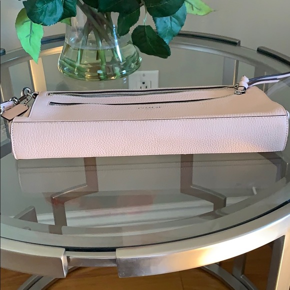 NWOT Coach Leather Pink Clutch